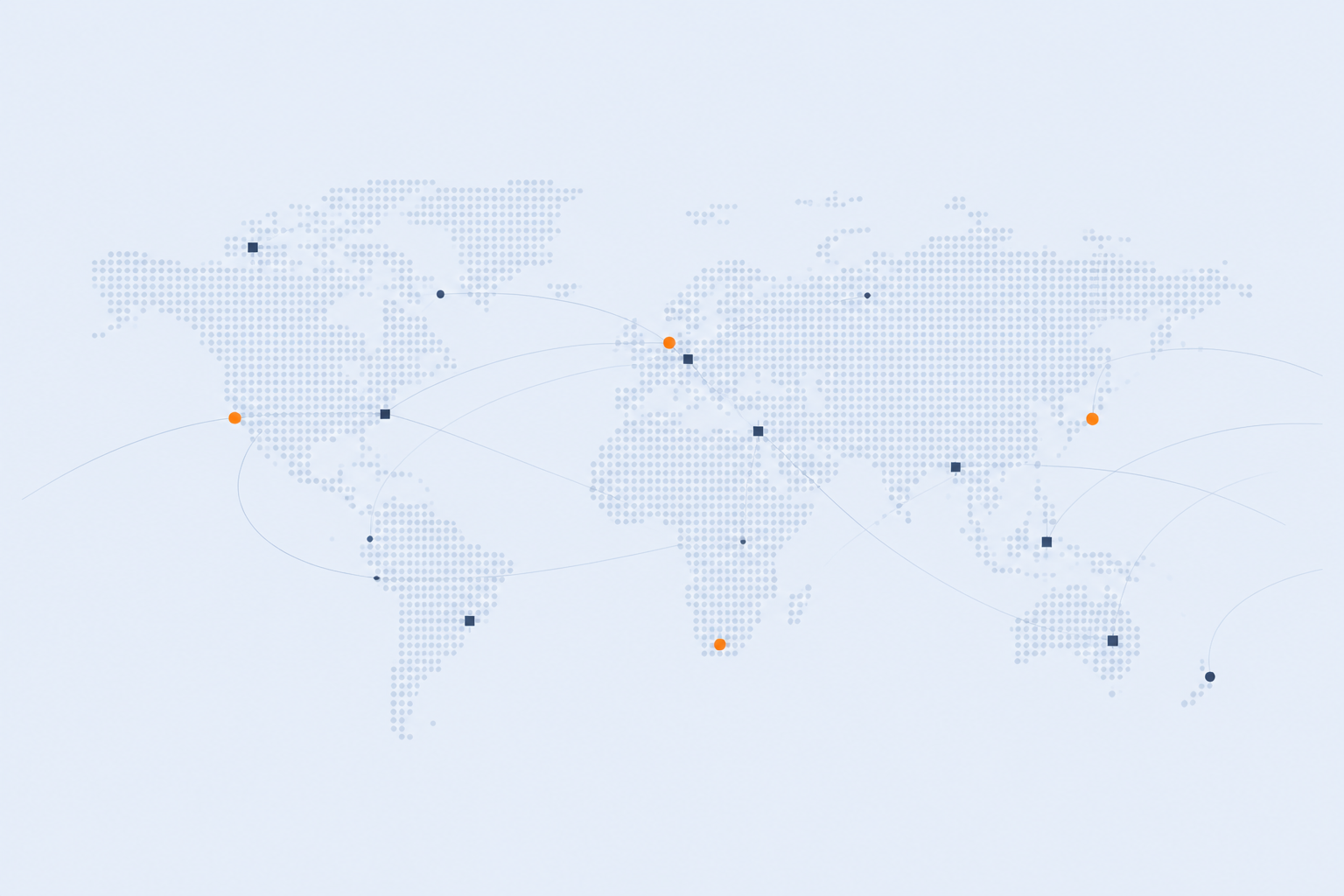 Abstract map of Odra's connected founder network